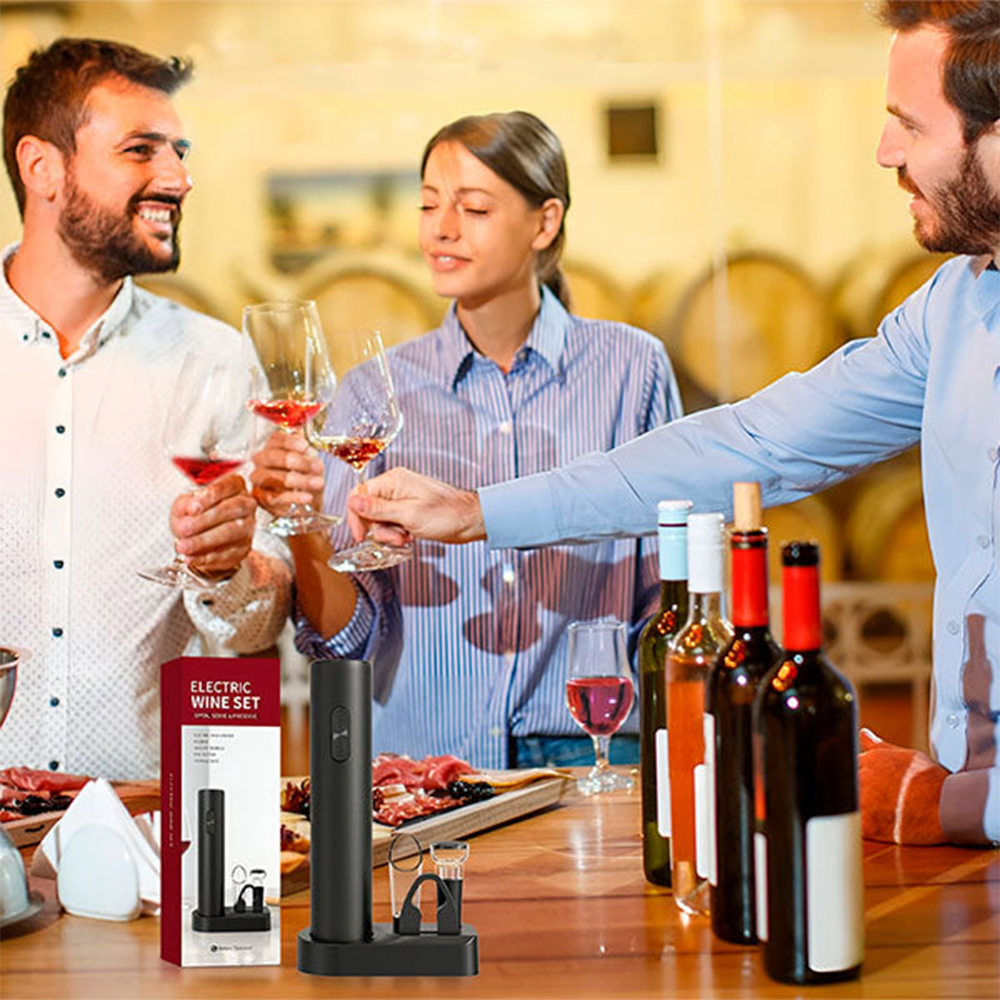 Electric Wine Opener Set