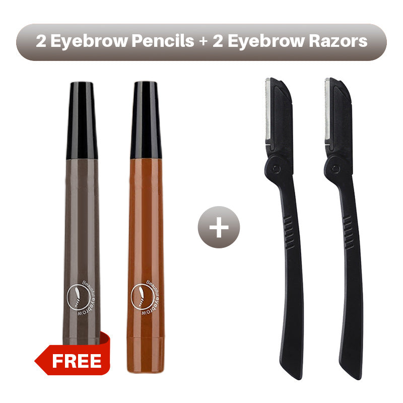 60%off🎁Buy 1 Get 1 Free🔥Waterproof Four-tip Beard and Eyebrow Pen✨ (Copy)