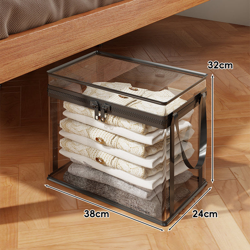 Transparent Large-Capacity Dustproof & Moisture-Proof Book Storage Bag