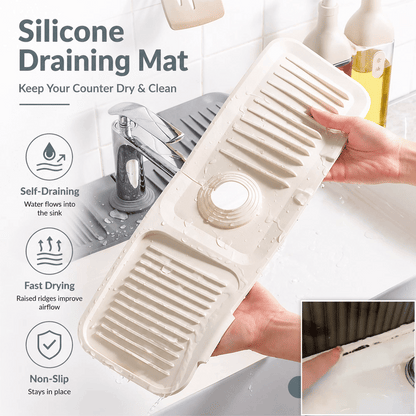 Silicone Self-Draining Sink Mat🔥🔥 Buy 2 Get 1 Free🔥🔥