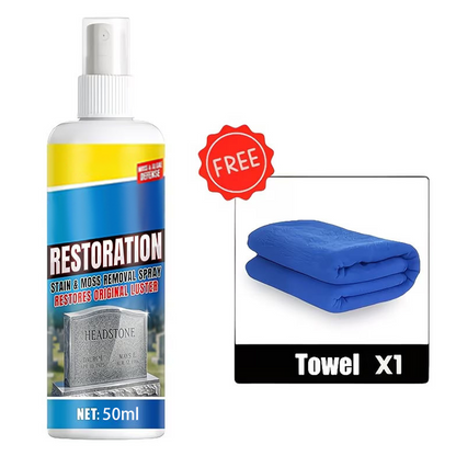 ⏰BUY 2 GET 1 FREE!🎁Headstone Cleaning & Restoration Spray – Remove Stains Instantly