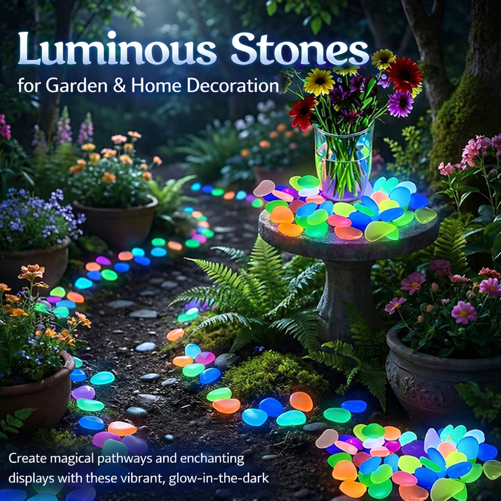 🔥Buy 1000 Get 1000 Free🔥Luminous Stones for Garden & Home Decoration