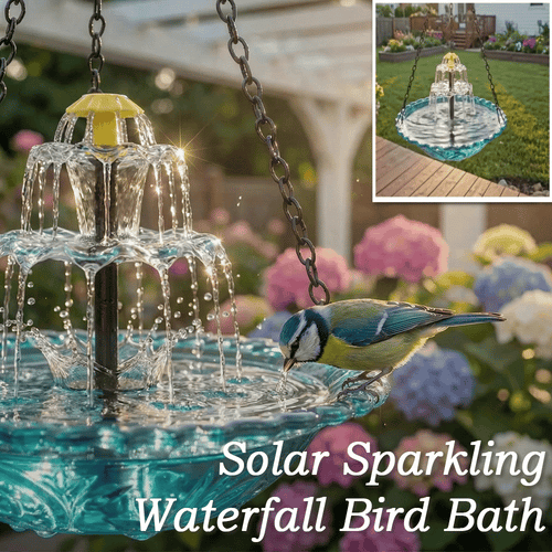 80%off🔥🔥2026 Spring Sale 50% Off--🐦Solar Cascade Hanging Bird Bath Fountain (Copy) (Copy)