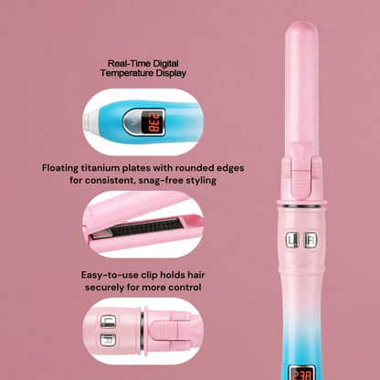 🎉 New Year Special Offer: 50% OFF 💖Professional Digital Curling Wand ✨💁‍♀️ Precise temperature control for smooth, long-lasting curls -Remifa®