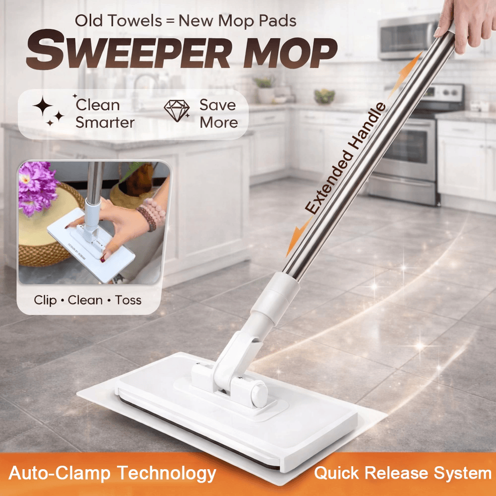 60%off🧹Disposable Dust Mop with 5 Reusable Cloths (Copy)