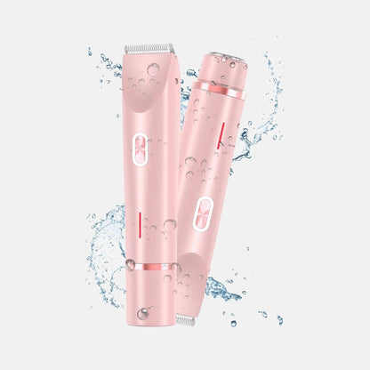 🔥 2-in-1 Painless Bikini Hair Trimmer ✨ Upgraded version: LCD display + long battery life + powerful and quiet operation + full body hair removal