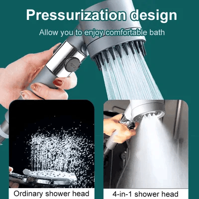 🎅 Saint's Day Exclusive Offer! 50% Off ✨ Click and Apply🚿 Multi-Functional High-Pressure Shower Head Set