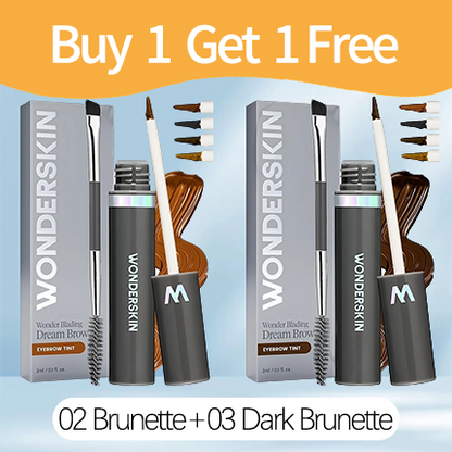 💜Wonderskin WONDER BLADING Dream Brow Gel Serum – Waterproof, Volumising, Buildable Colour & Brow-Boosting Care for Fuller, Healthier Brows Makeup