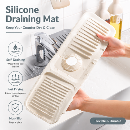 Silicone Self-Draining Sink Mat🔥🔥 Buy 2 Get 1 Free🔥🔥