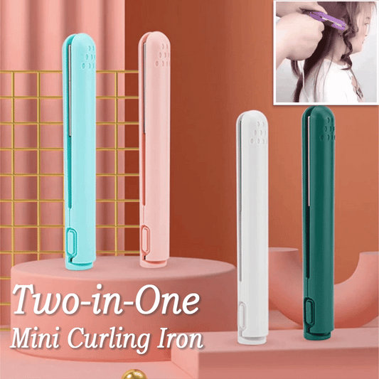 🔥Flash Sale(🚀50%OFF)⏳2-in-1 Mini Curling Iron