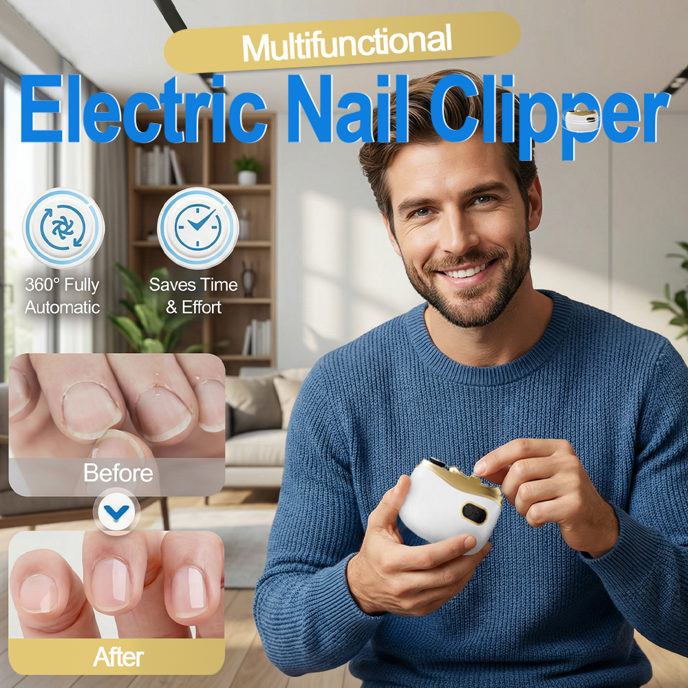 80%off💥LAST DAY SALE 50% OFF💥 2-in-1 Electric Nail Clipper & Polisher 🏆 Universal automatic nail file for adults and children👶 (Copy)