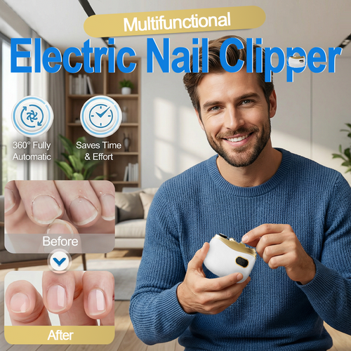 80%off💥LAST DAY SALE 50% OFF💥 2-in-1 Electric Nail Clipper & Polisher 🏆 Universal automatic nail file for adults and children👶 (Copy)