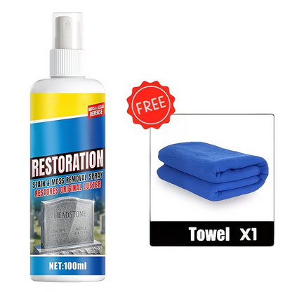 60% off⏰BUY 2 GET 1 FREE!🎁Headstone Cleaning & Restoration Spray – Remove Stains Instantly (Copy)
