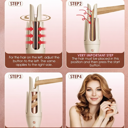🎉 New Year Special Offer: 60% OFF 💖 Next-Gen Automatic Ceramic Heated Curling Wand -Remifa®