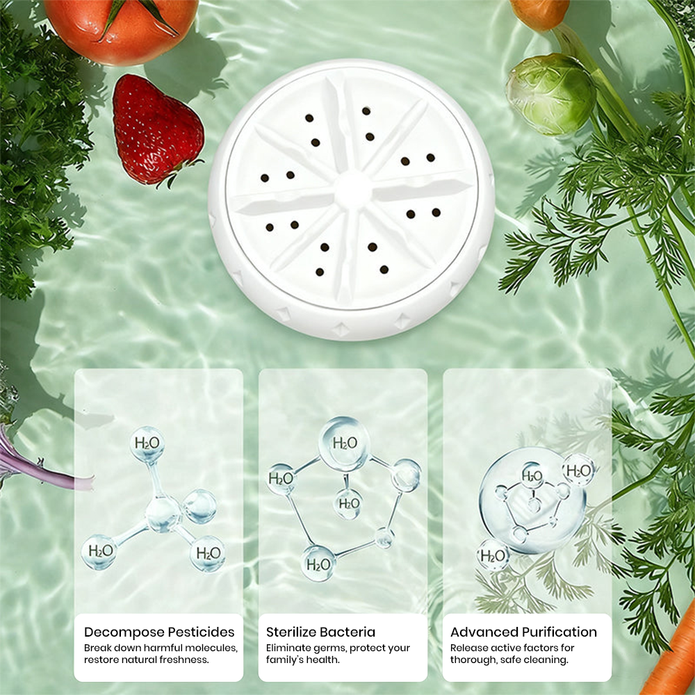 🍉🥬Effortless Vortex Fruit and Vegetable Washer
