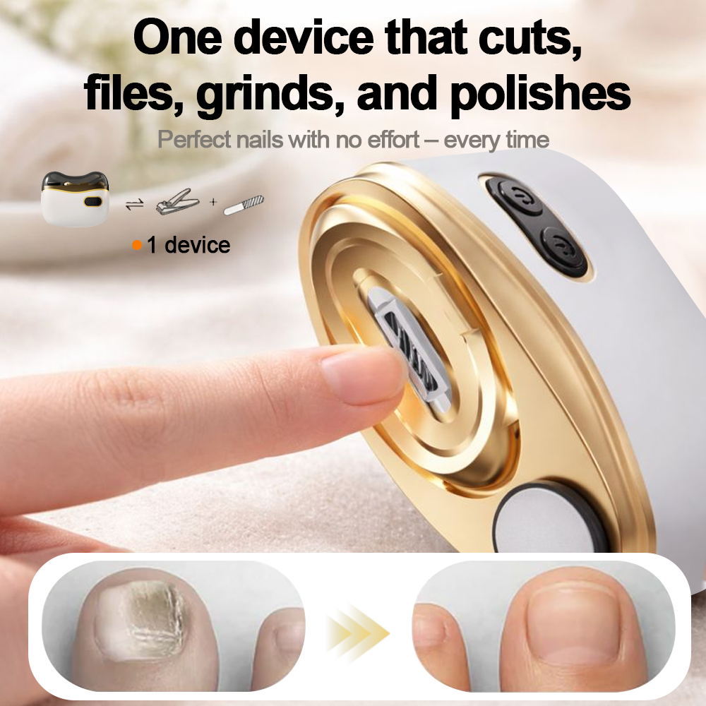 80%off💥LAST DAY SALE 50% OFF💥 2-in-1 Electric Nail Clipper & Polisher 🏆 Universal automatic nail file for adults and children👶 (Copy)