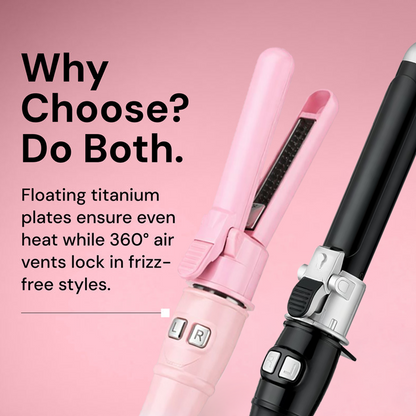 🎉 New Year Special Offer: 50% OFF 💖Professional Digital Curling Wand ✨💁‍♀️ Precise temperature control for smooth, long-lasting curls -Remifa®