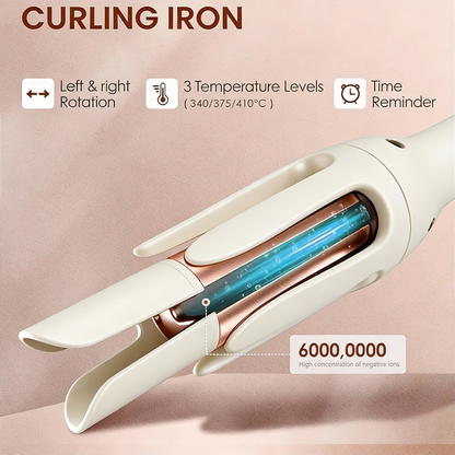 🎉 New Year Special Offer: 60% OFF 💖 Next-Gen Automatic Ceramic Heated Curling Wand -Remifa®