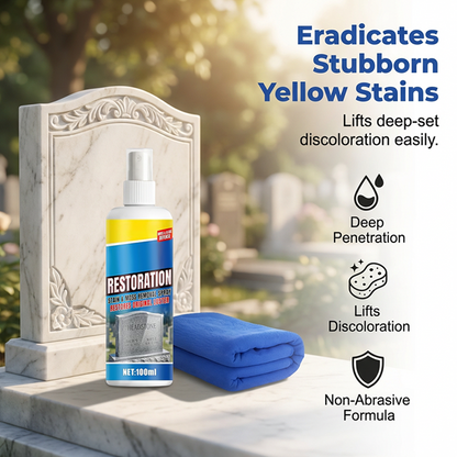 ⏰BUY 2 GET 1 FREE!🎁Headstone Cleaning & Restoration Spray – Remove Stains Instantly
