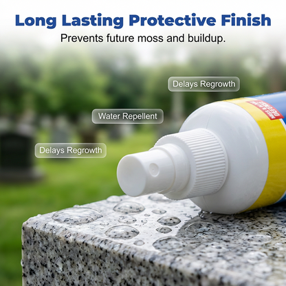 60% off⏰BUY 2 GET 1 FREE!🎁Headstone Cleaning & Restoration Spray – Remove Stains Instantly (Copy)