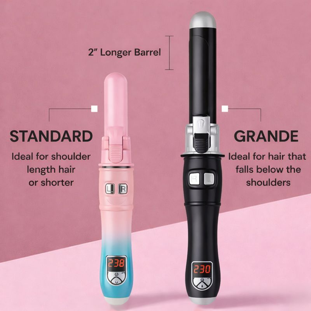 🎉 New Year Special Offer: 50% OFF 💖Professional Digital Curling Wand ✨💁‍♀️ Precise temperature control for smooth, long-lasting curls -Remifa®