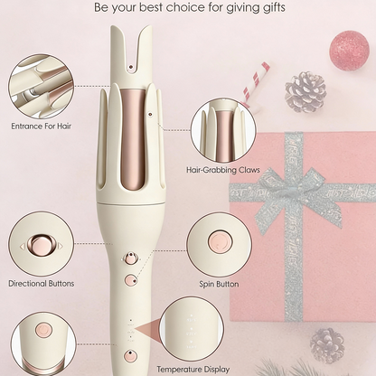 🎉 New Year Special Offer: 60% OFF 💖 Next-Gen Automatic Ceramic Heated Curling Wand -Remifa®