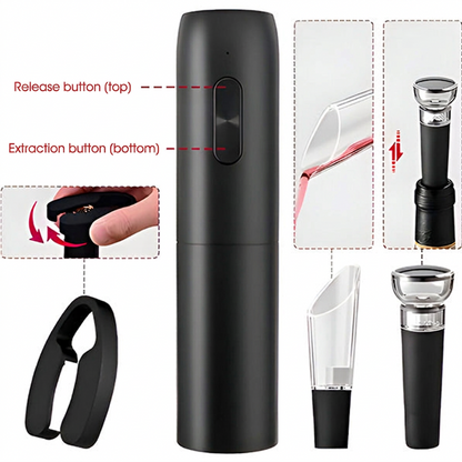 Electric Wine Opener Set