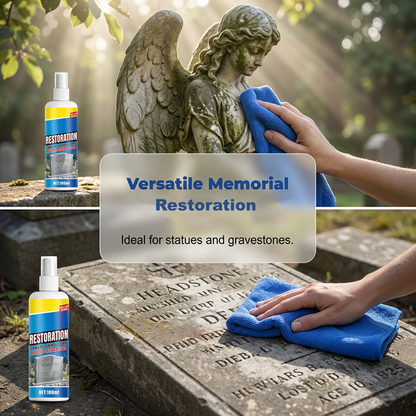 60% off⏰BUY 2 GET 1 FREE!🎁Headstone Cleaning & Restoration Spray – Remove Stains Instantly (Copy)