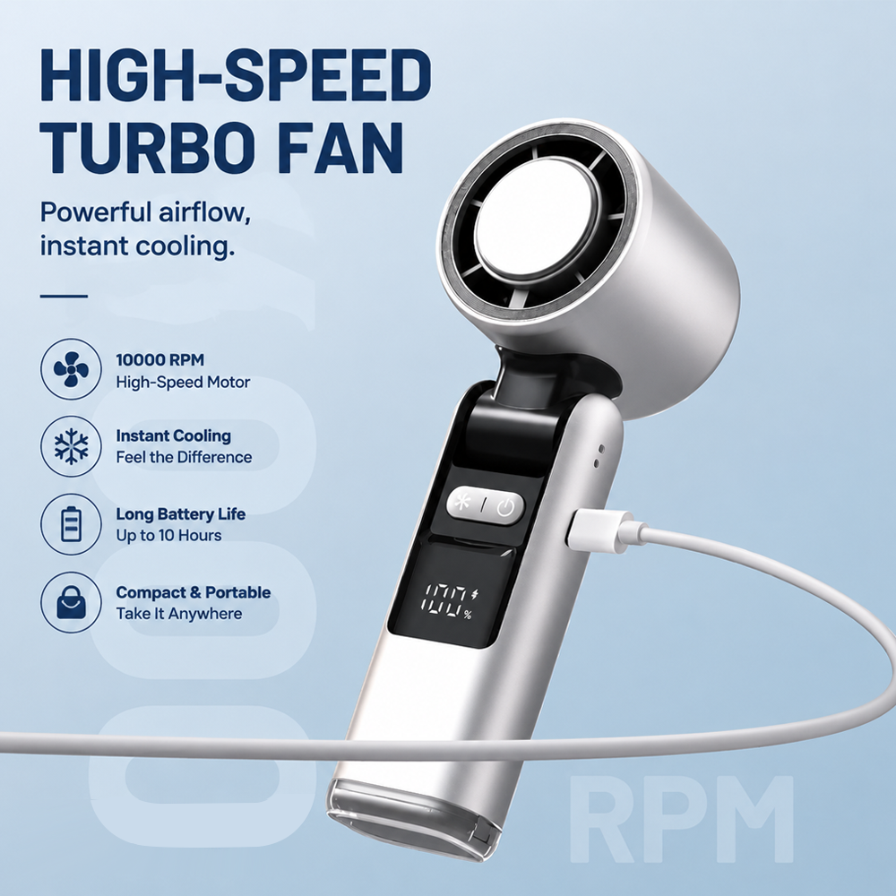 Mini Ice Cold Fan 🔥 HOT SALE ONLY 50 PLACES🔥