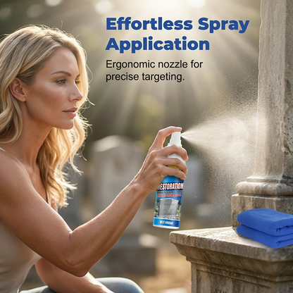 60% off⏰BUY 2 GET 1 FREE!🎁Headstone Cleaning & Restoration Spray – Remove Stains Instantly (Copy)