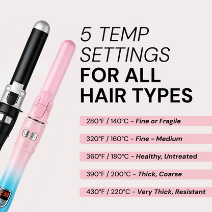 🎉 New Year Special Offer: 50% OFF 💖Professional Digital Curling Wand ✨💁‍♀️ Precise temperature control for smooth, long-lasting curls -Remifa®
