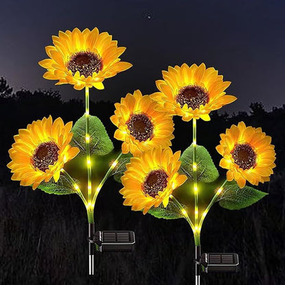 🌻Sunflower Solar Garden Stake Led Lights 🔥🔥 Buy 2 Get 1 Free🔥🔥
