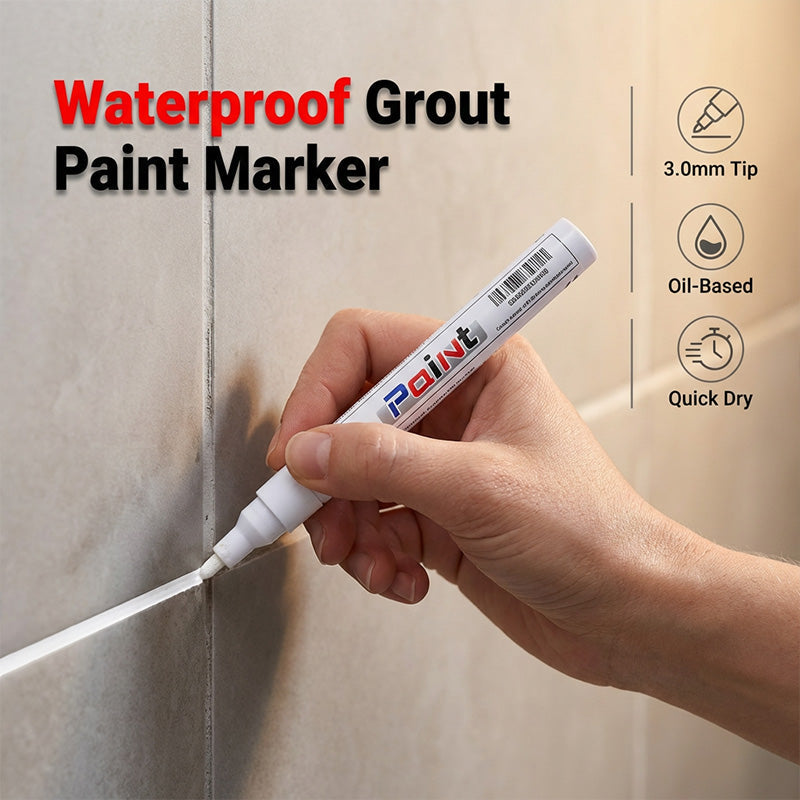🔥Mold-resistant and waterproof ceramic tile grout pen