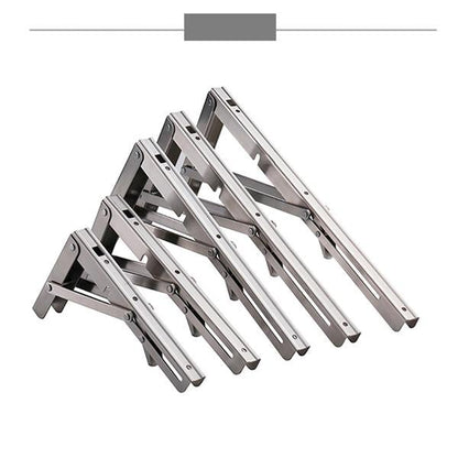 📚 Instant Fold Multi-Use Bracket – Declutter Kitchen/Study, Space-Saving & Sturdy Organizer in Seconds ✨
