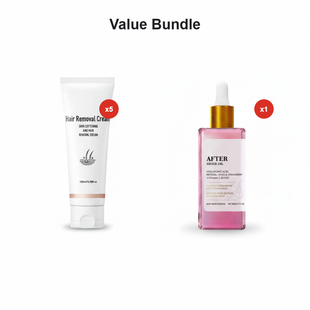 Versatile Aromatic Mild Formula Hair Removal Cream