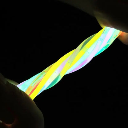 ✨ 10–50Pcs Fluorescence Sticks – Multicolor Glowing Sticks 🌈 Bright Colorful Light • 🔄 Bendable Glow Bracelets 🥳 Perfect for Parties & Night Events