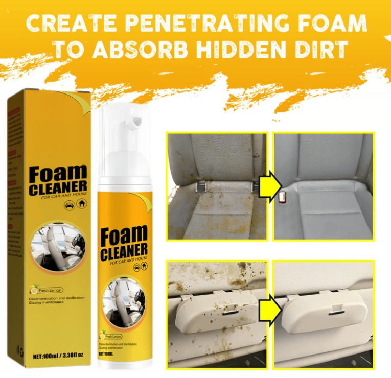 ⏰Buy 2 Get 1 Free🔥🏆 50K+ SOLD!💦Deep Clean Car Interior Spray