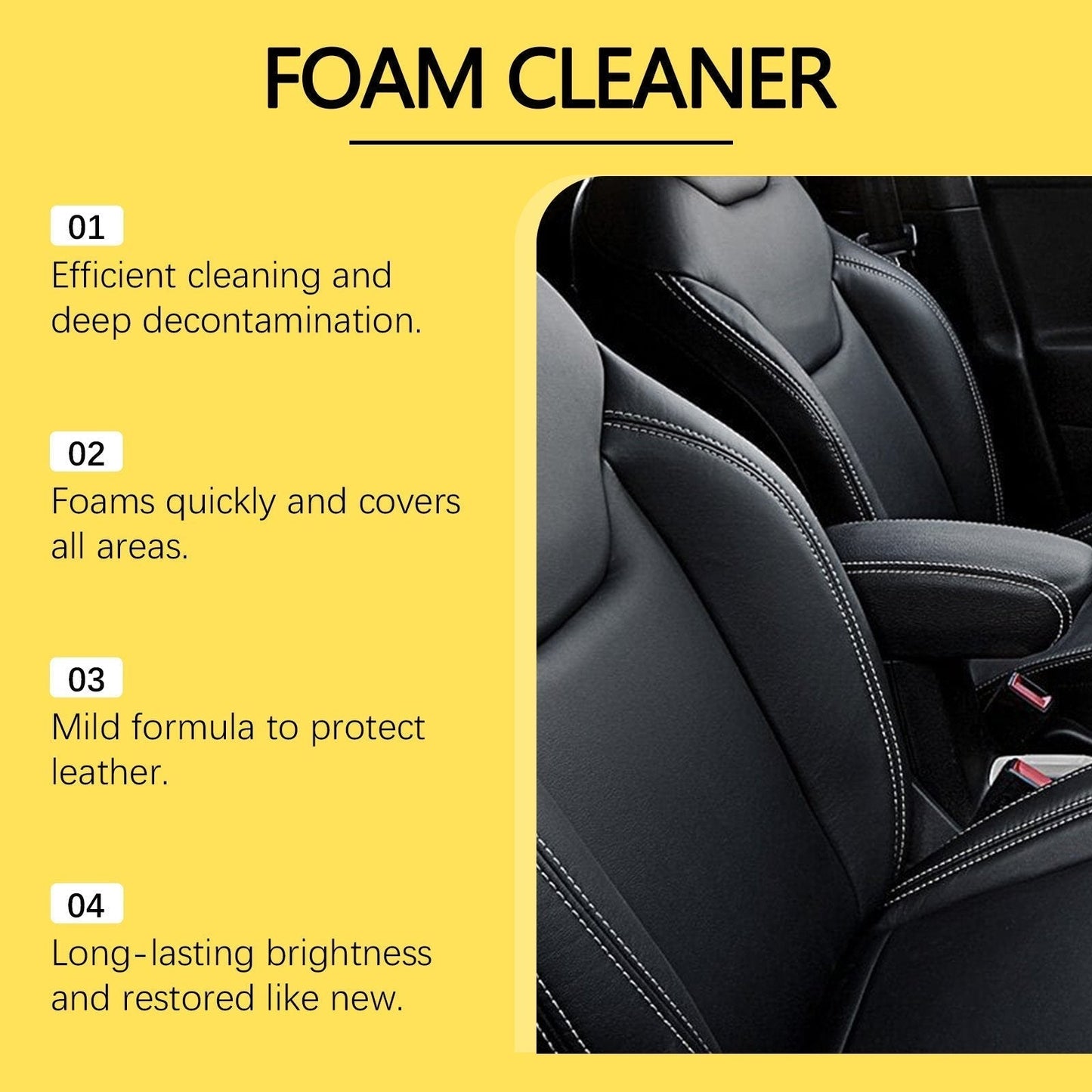 ⏰Buy 2 Get 1 Free🔥🏆 50K+ SOLD!💦Deep Clean Car Interior Spray