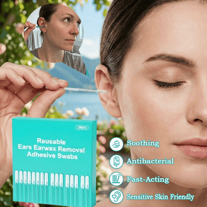 60%offReusable Earwax Removal Adhesive Swabs (Copy)