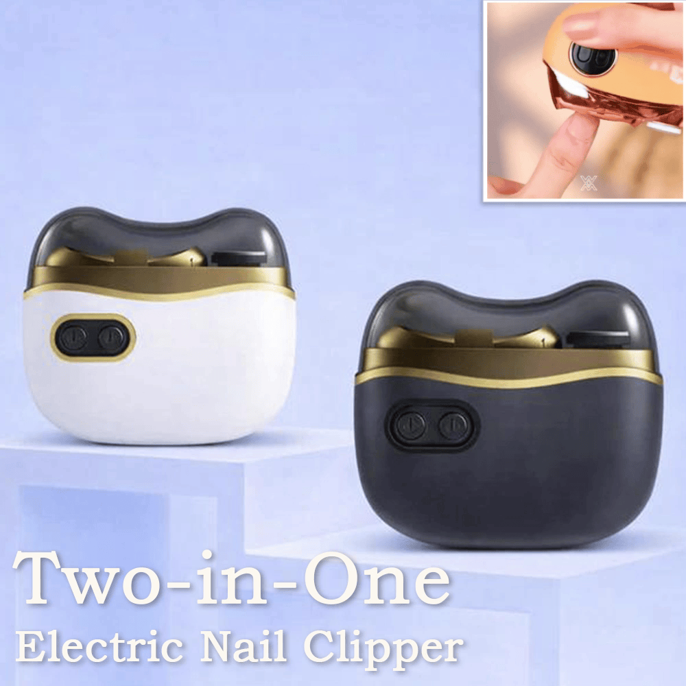 2026 Upgraded 2-in-1 Electric Nail Clipper & Polisher
