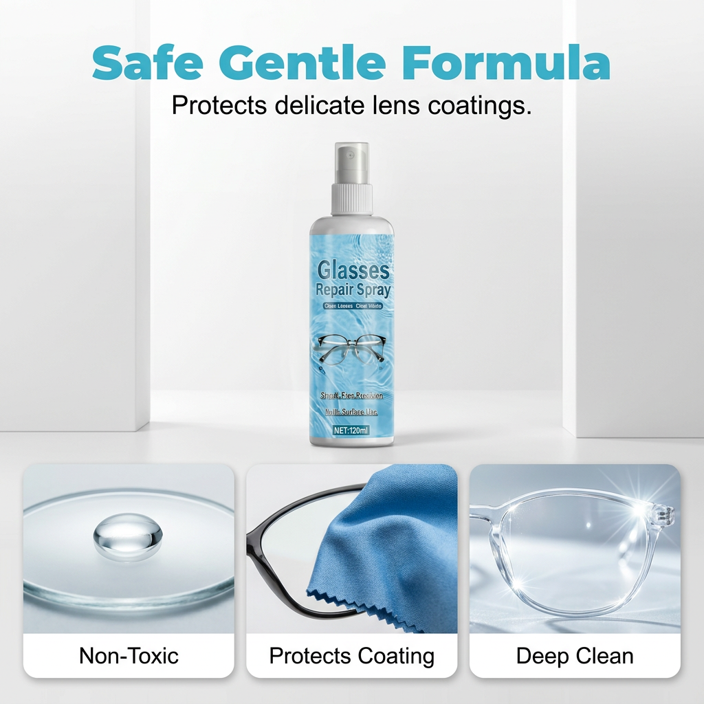 🧼 BUY 2 GET 1 FREE! ✨Professional Lens Scratch Repair Spray👓