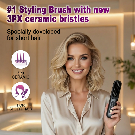 ✨ The first smart styling comb with dual function for hair – precise, safe, effortless