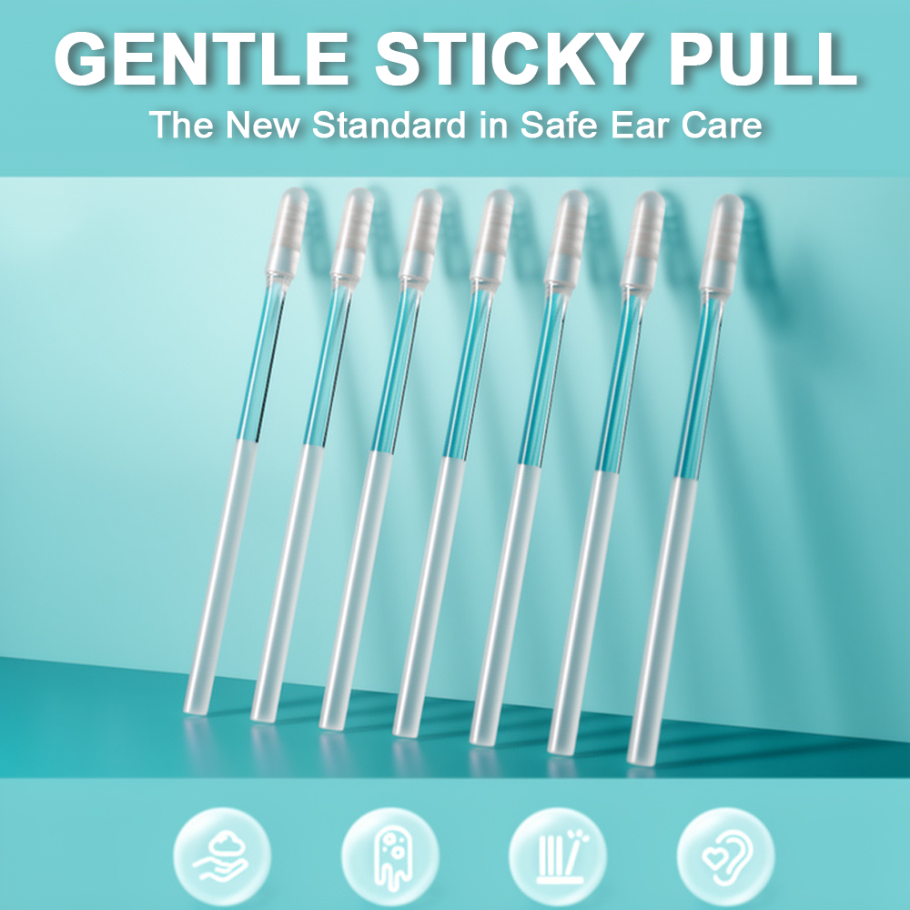 Reusable Earwax Removal Adhesive Swabs