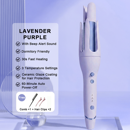 🎉 New Year Special Offer: 60% OFF 💖 Next-Gen Automatic Ceramic Heated Curling Wand -Remifa®