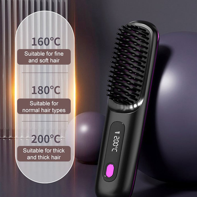 ✨ The first smart styling comb with dual function for hair – precise, safe, effortless