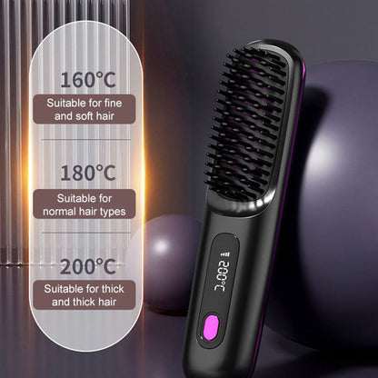✨ The first smart styling comb with dual function for hair – precise, safe, effortless