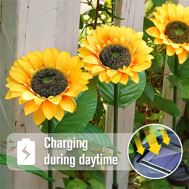 🌻Sunflower Solar Garden Stake Led Lights 🔥🔥 Buy 2 Get 1 Free🔥🔥
