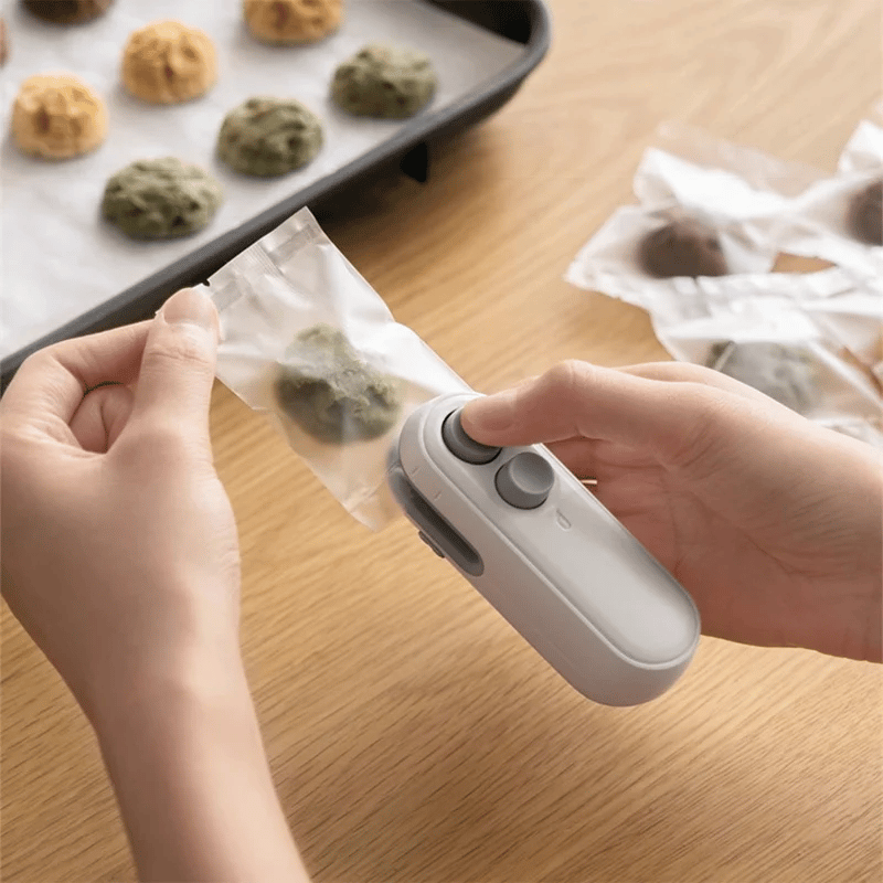 💥Mini Sealer Small Household Hand Pressure Sealer Portable Snack Plastic Bag Heat Sealing Machine -Remifa®