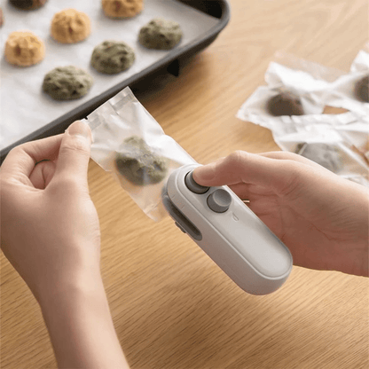 💥Mini Sealer Small Household Hand Pressure Sealer Portable Snack Plastic Bag Heat Sealing Machine -Remifa®