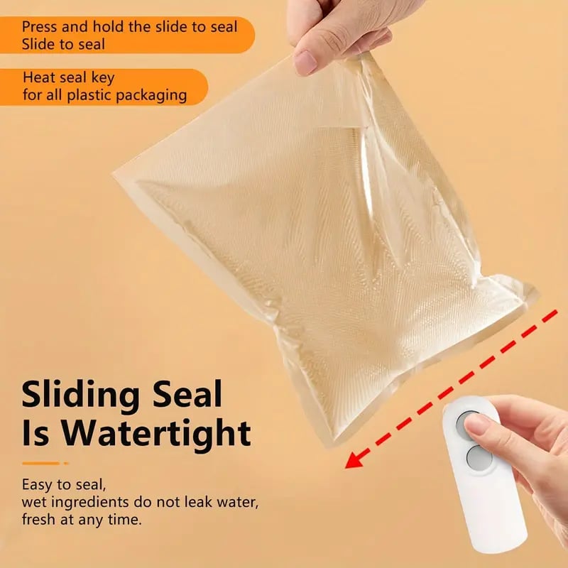 💥Mini Sealer Small Household Hand Pressure Sealer Portable Snack Plastic Bag Heat Sealing Machine -Remifa®